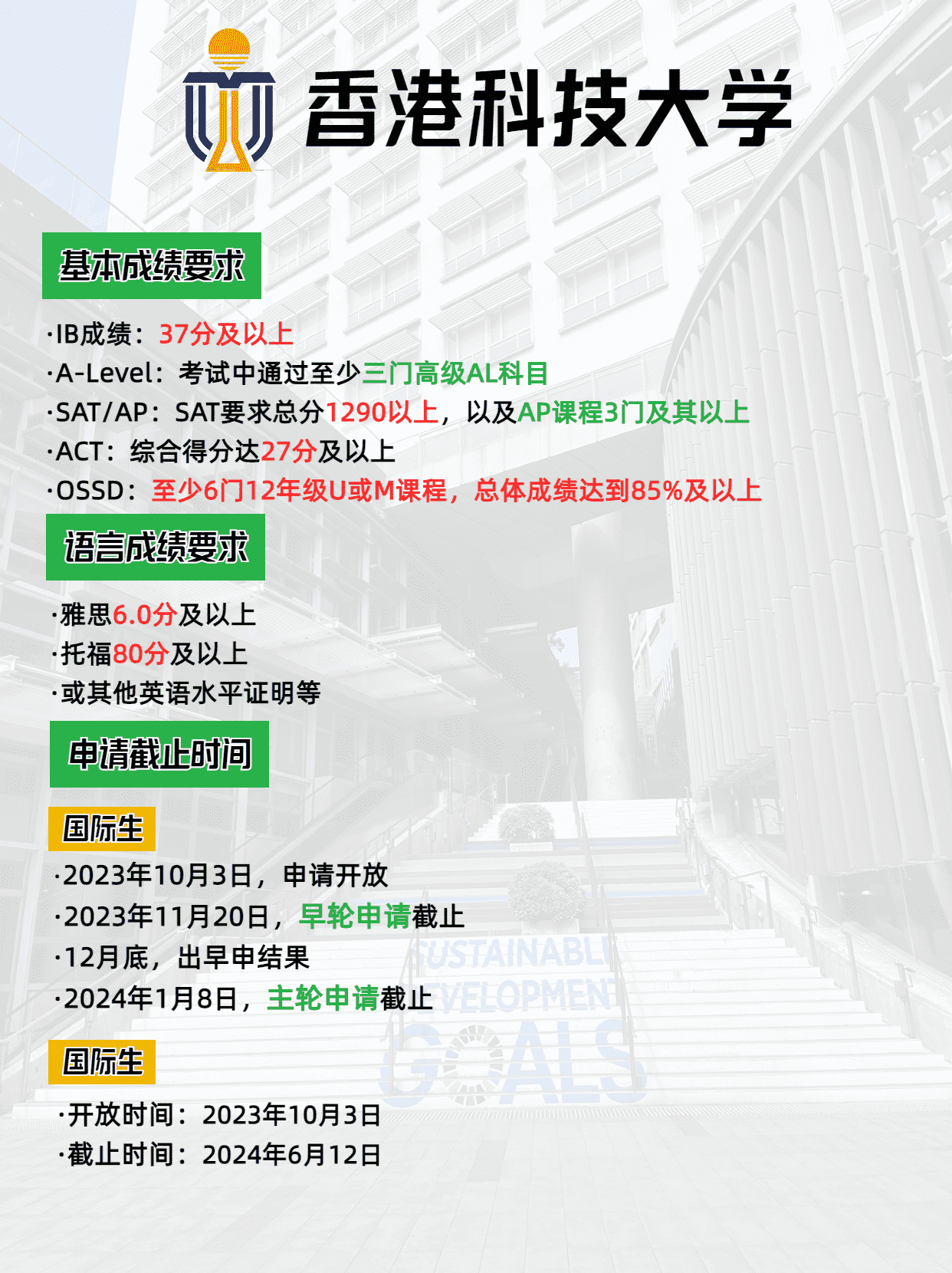 2024年香港科技大學(xué)本科申請要求、申請時間，別錯過了申請哦